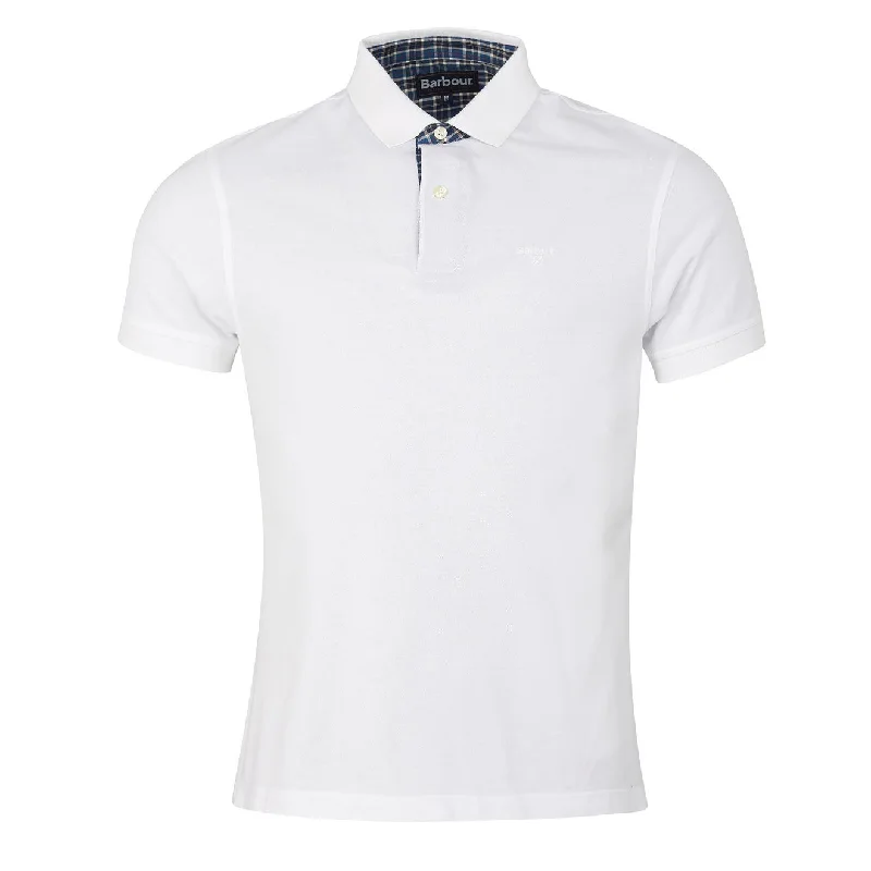 Barbour Dunbar Polo Shirt White