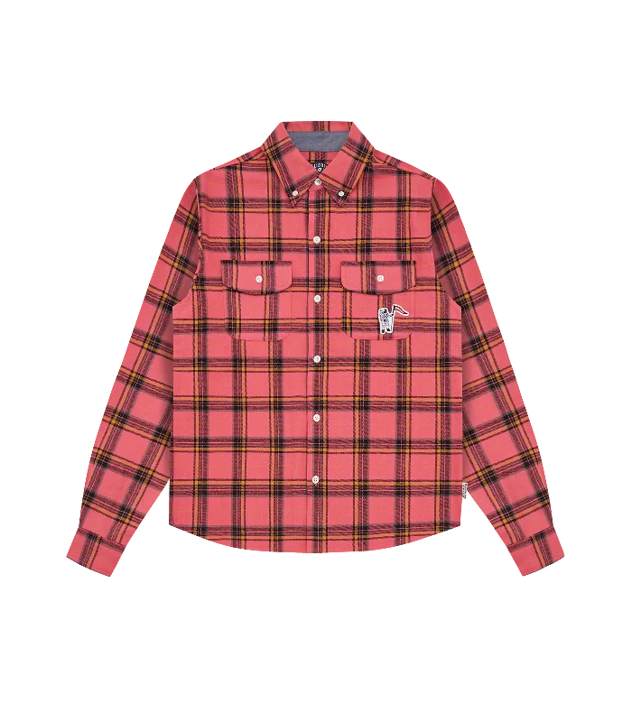 CHECK SHIRT - PINK