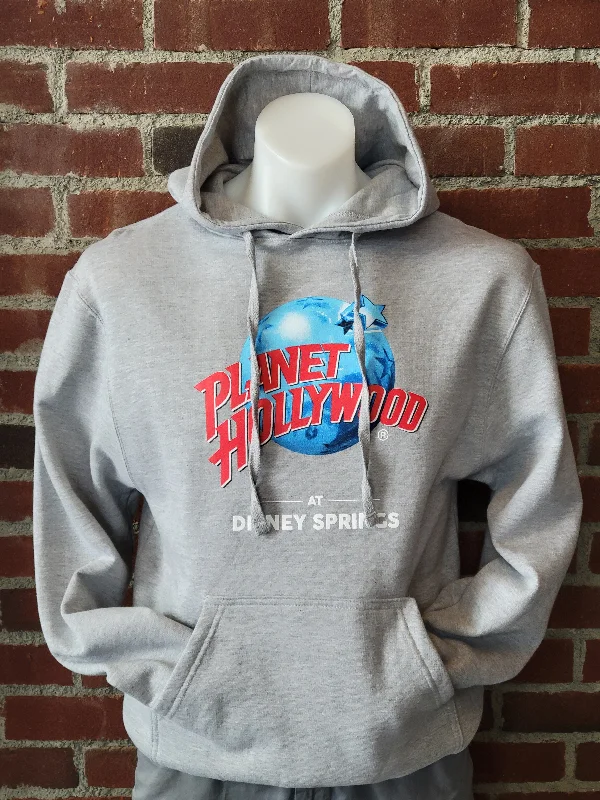 Disney Springs Gray Hooded Sweatshirt