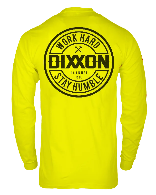 Corpo Hi Vis Long Sleeve T-Shirt - Safety Yellow