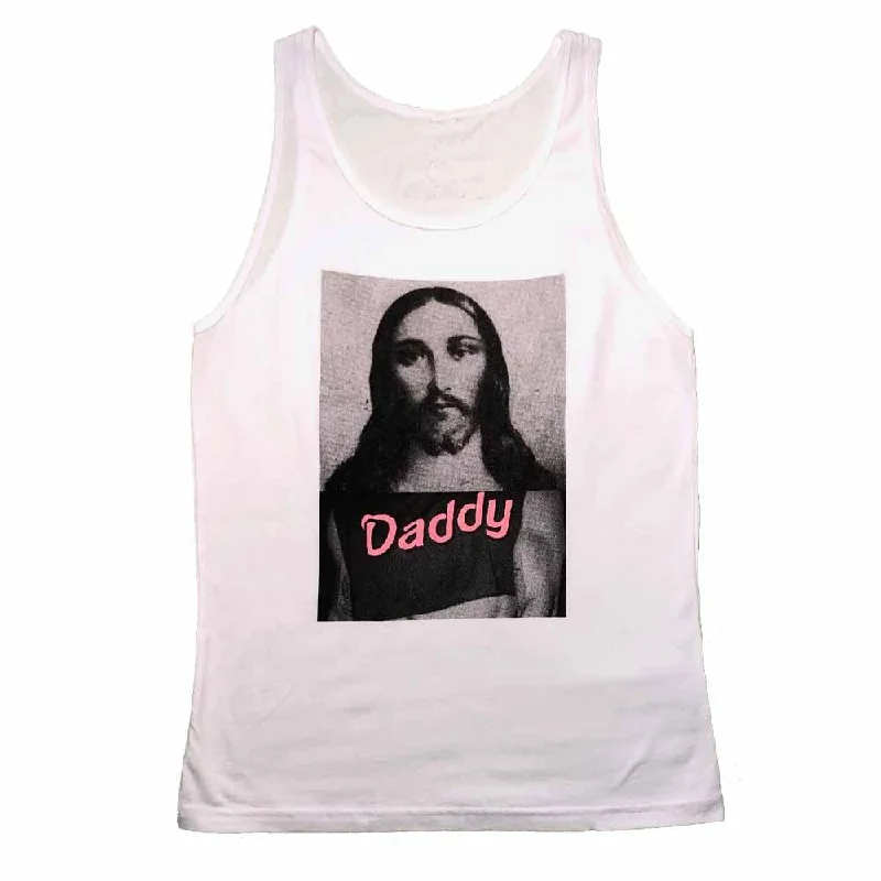 Naro Pinosa Jesus Christ Daddy Tank in White