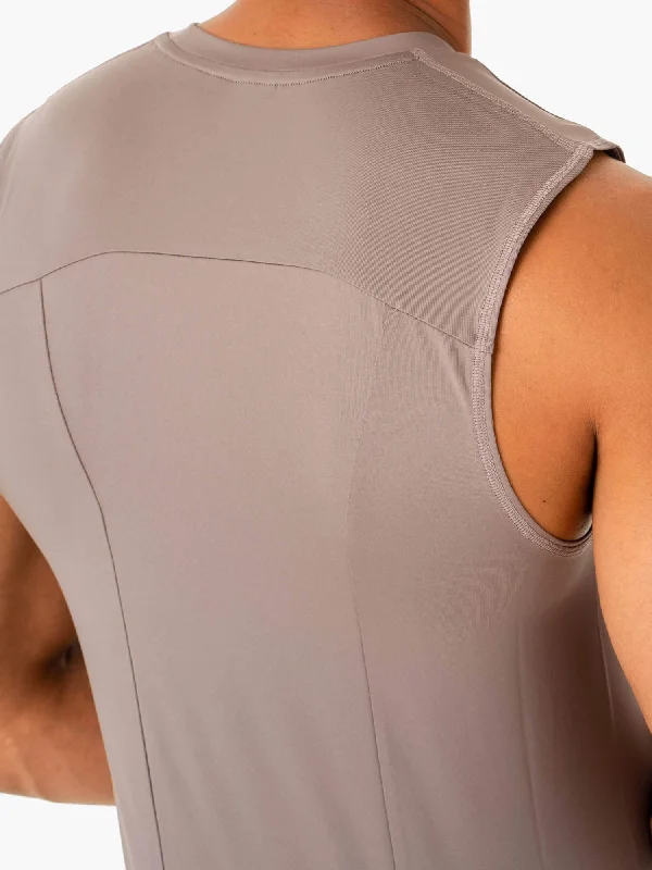 Division Base Layer Tank - Taupe