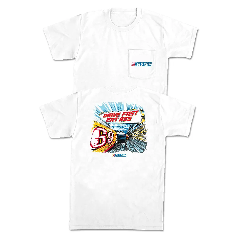 Drive Fast Eat Ass 2.0 Pocket Tee