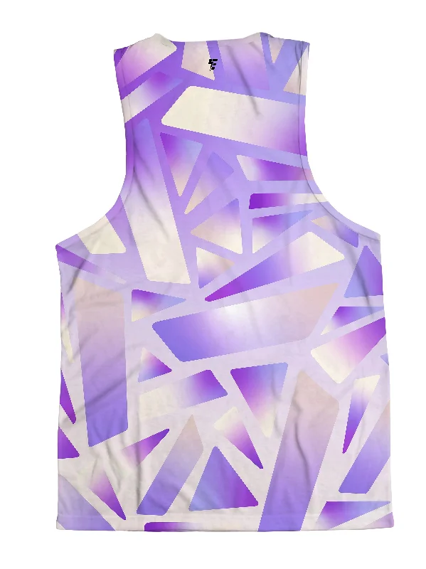 Electric Stained Glass (Purple Ice) Unisex Tank Top