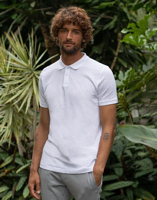 Etosha Organic Polo Shirt | ARCTIC WHITE