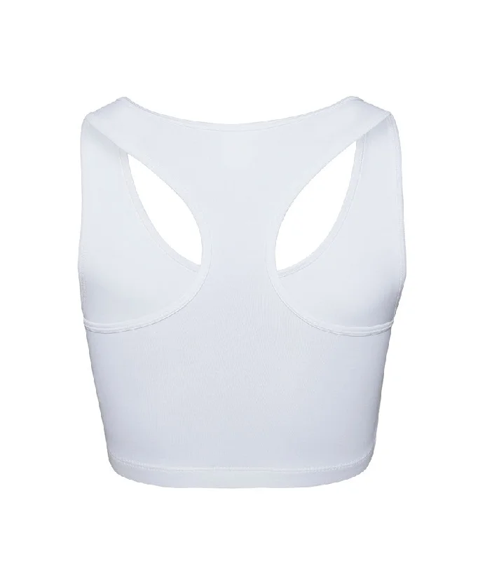 Girlie Cool Sports Crop Top | ARCTIC WHITE