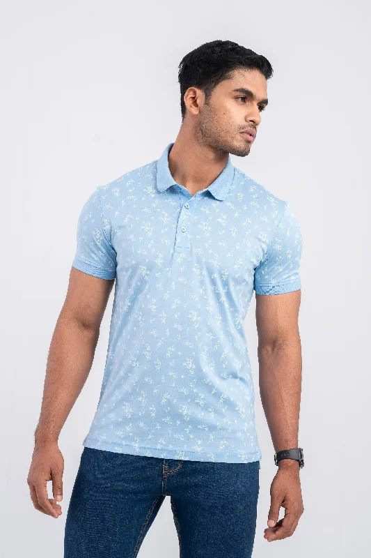 Double Mercerised Luxury Printed Polo Shirt