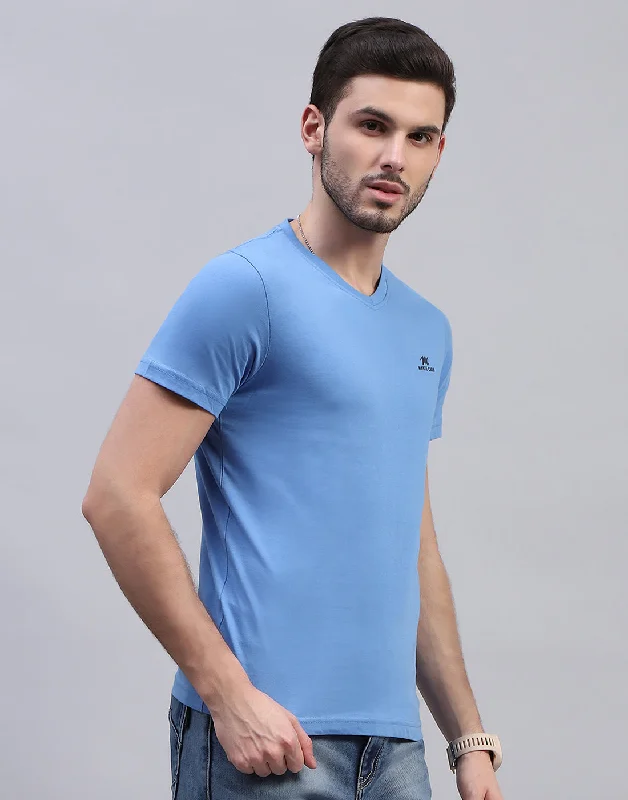 Men Multicolor Solid V Neck Half Sleeve T-Shirt (Pack of 3)