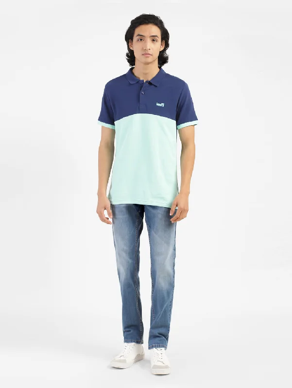 Men's Colorblock Polo T-shirt