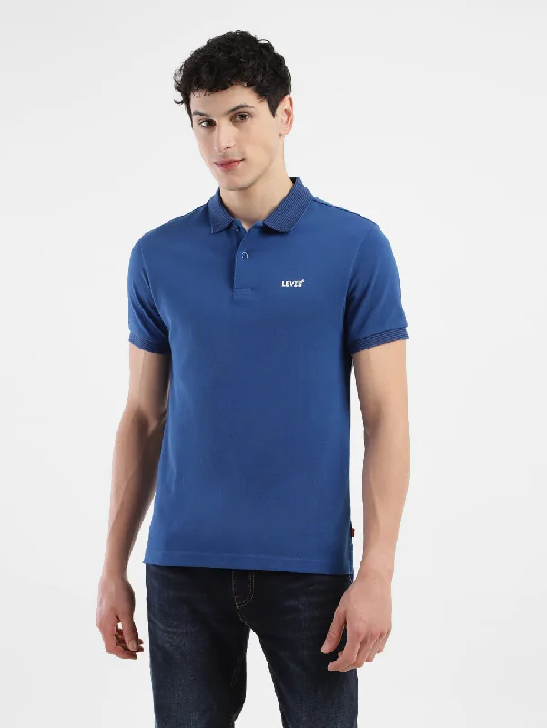 Men's Solid Polo T-shirt