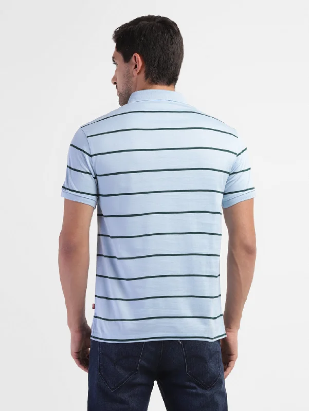 Men's Striped Polo T-shirt