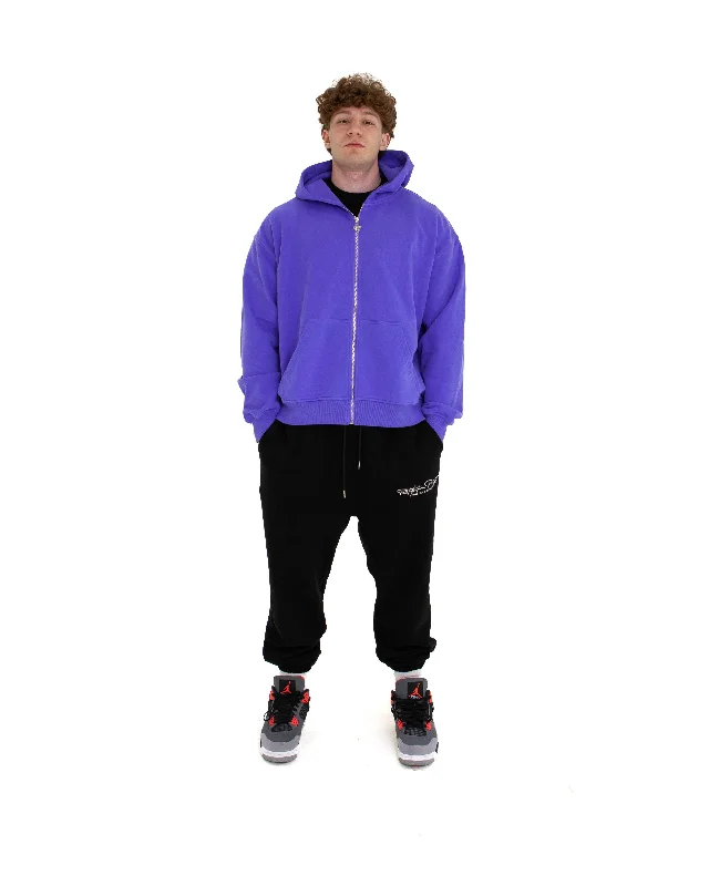 Minimal Zip-Up | Purple | IN STOCK