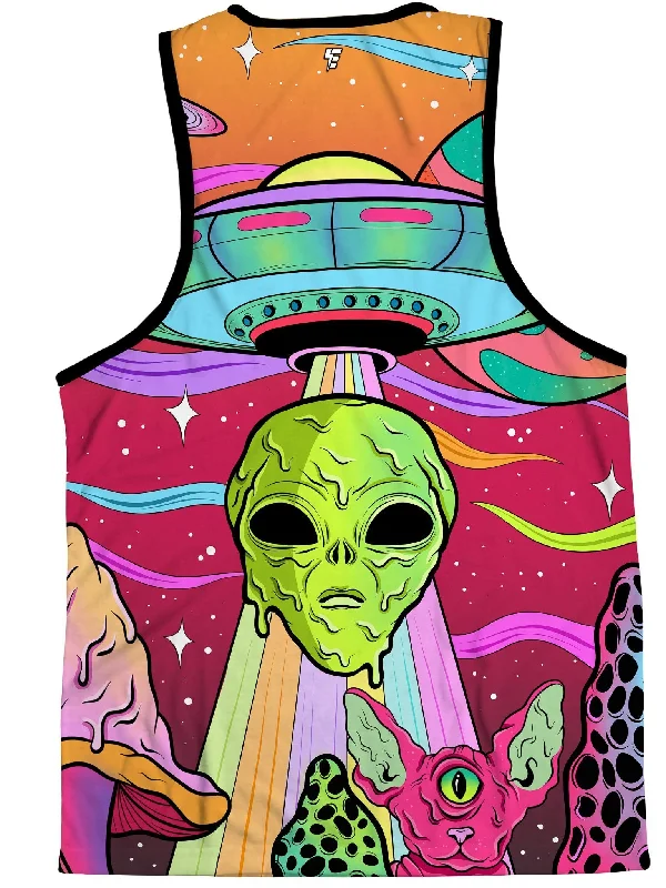 Neon Alien Invasion (Dusk) Unisex Tank Top