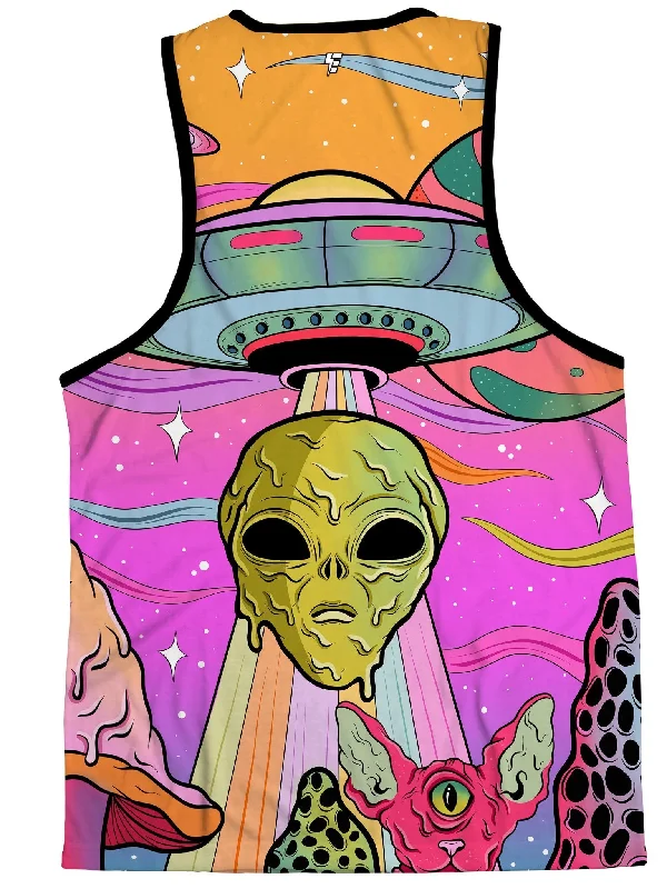 Neon Alien Invasion (Sherbet) Unisex Tank Top