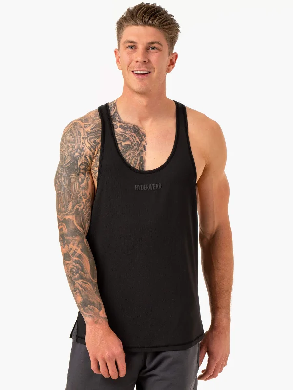 Optimal Mesh T-Back - Black