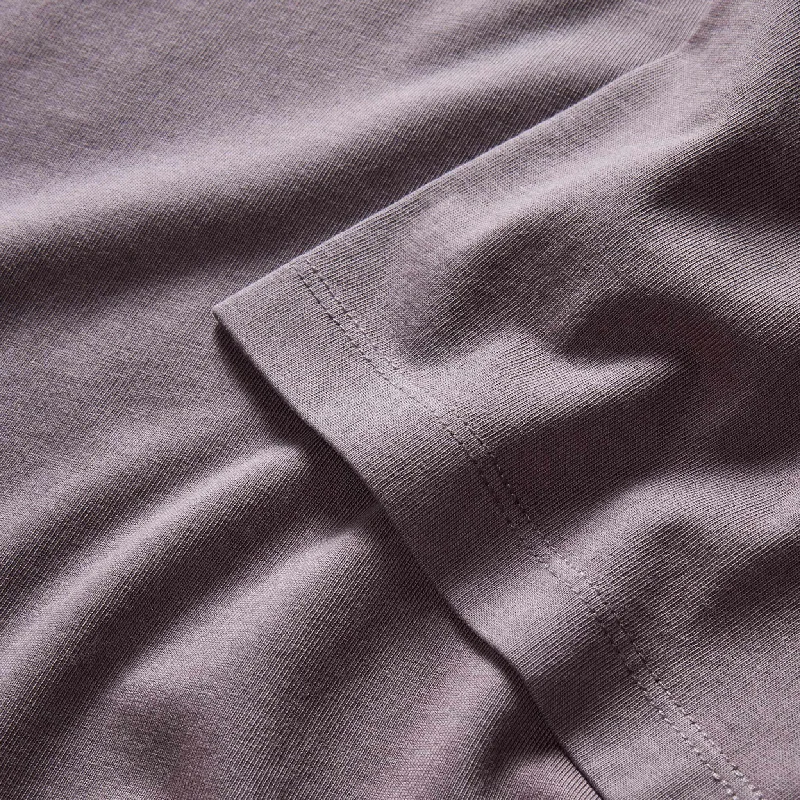 The Organic Cotton Tee in Dried Plum