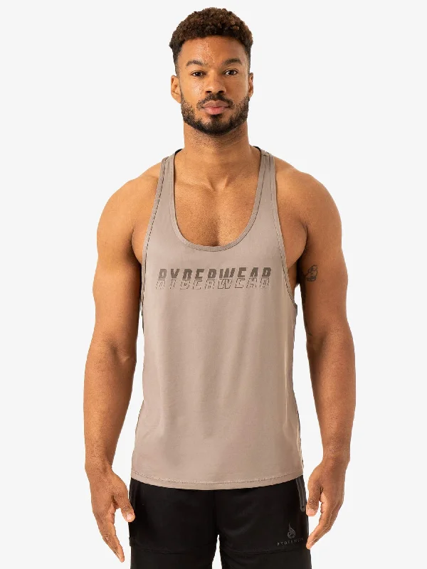 Overdrive Stringer T-Back - Mushroom