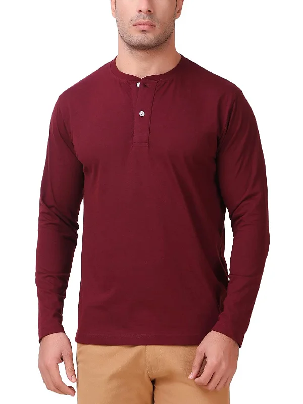 Pack of 5 Henley  T-Shirt For Men