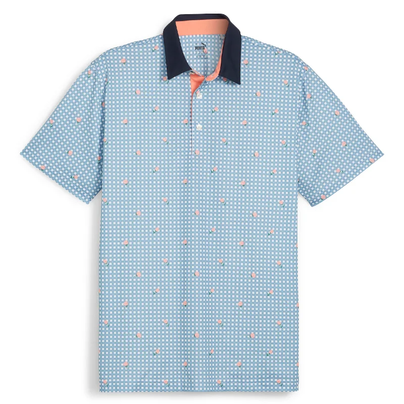 Pique Gingham Golf Polo