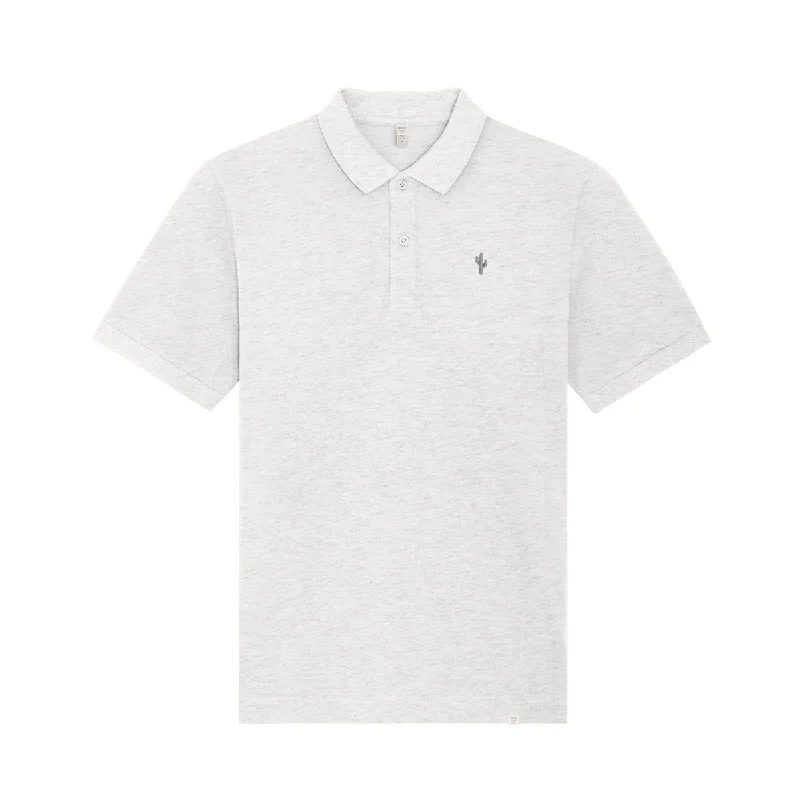 Polo Cream Heather Grey Cactus