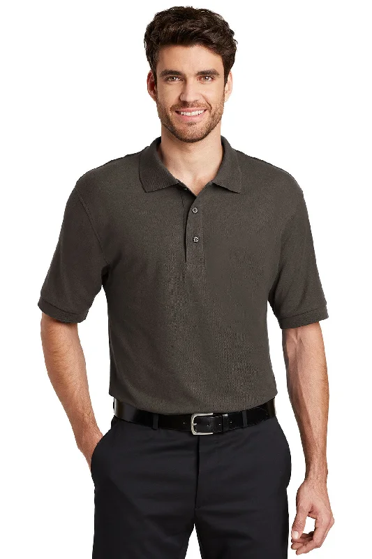 Port Authority K500 Silk Touch Polo - Bark