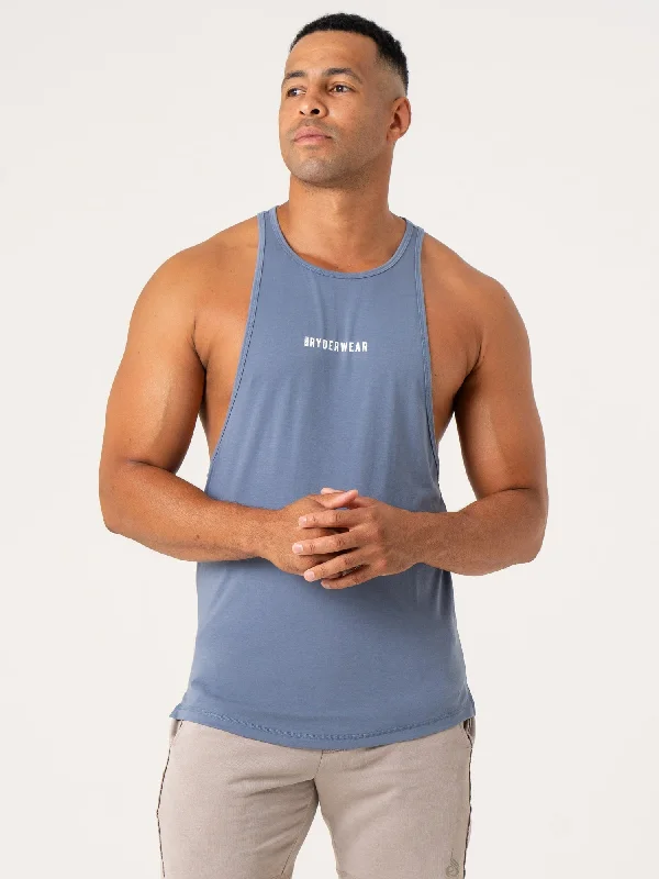 Pursuit Tank - Denim Blue