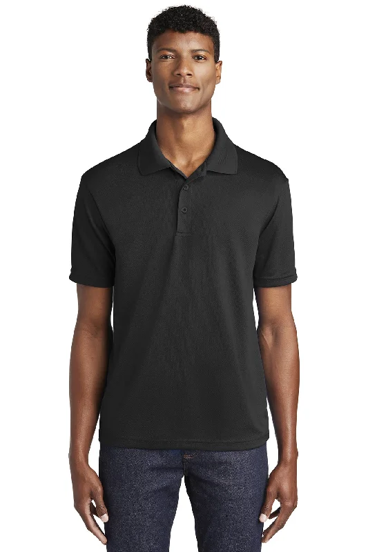 Sport-Tek ST640 PosiCharge RacerMesh Polo - Black