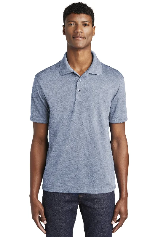 Sport-Tek ST640 PosiCharge RacerMesh Polo - True Navy Heather