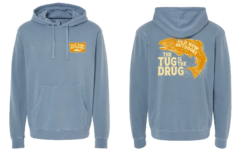 The Tug Is The Drug Pigment Dyed Premium Hoodie