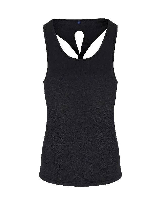 Women's Yoga Knot Vest | BLACK