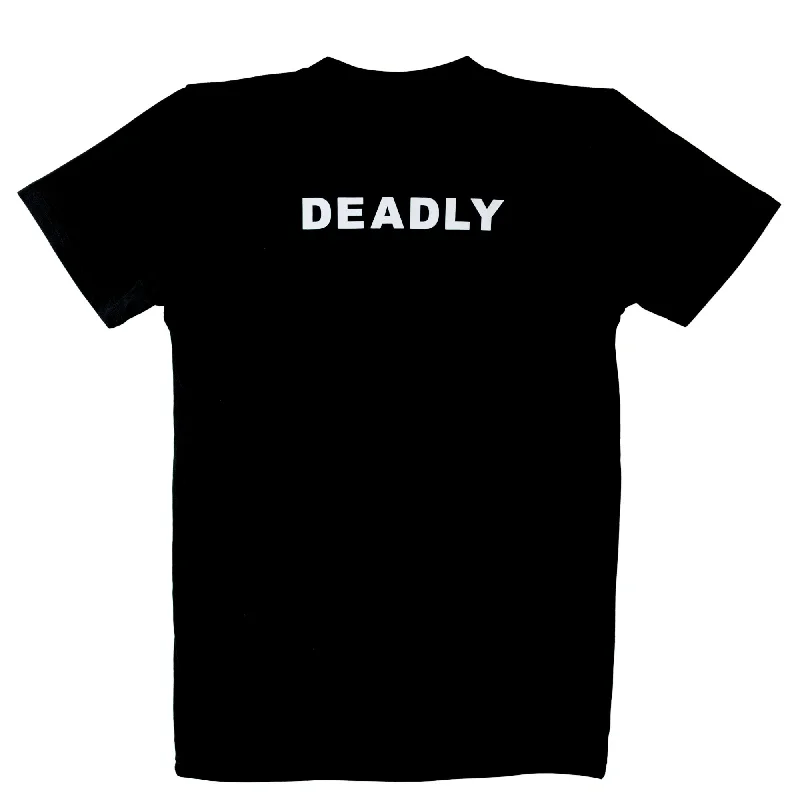 AARLI - Deadly Tilted Black Tee