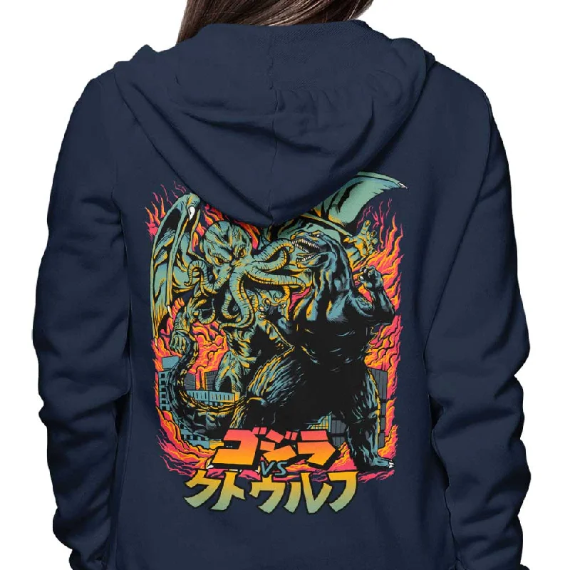 Zip Up Hoodie / Navy / S