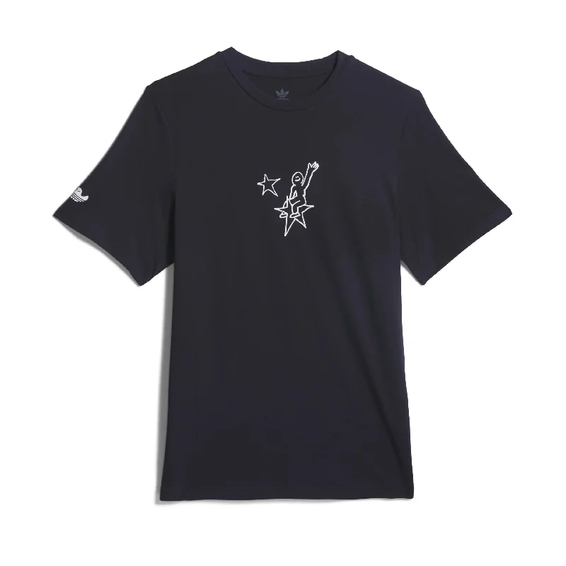 Adidas - Shmoofoil Star Rider T-Shirt - Navy/White