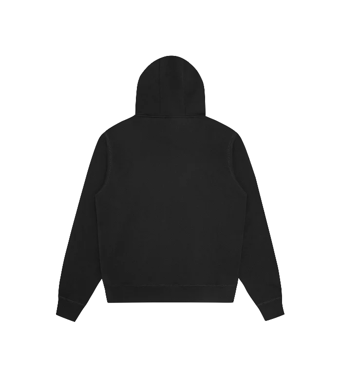 ASTRO SMALL LOGO POPOVER HOOD - BLACK