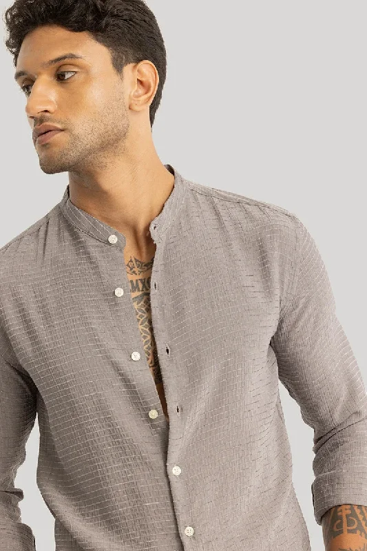 Benedetta Grey Textured Shirt