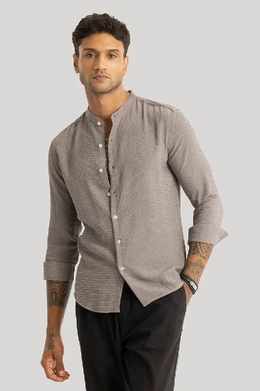 Benedetta Grey Textured Shirt