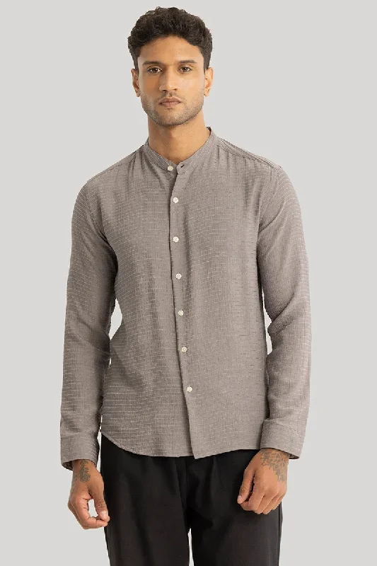 Benedetta Grey Textured Shirt