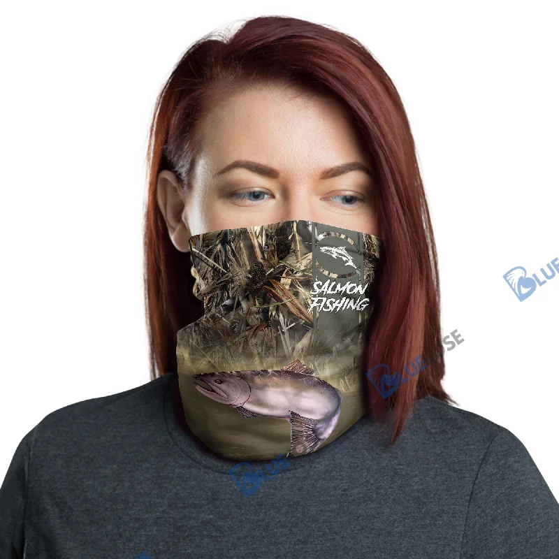 BlueJose Salmon Fishing Nature Neck Gaiter