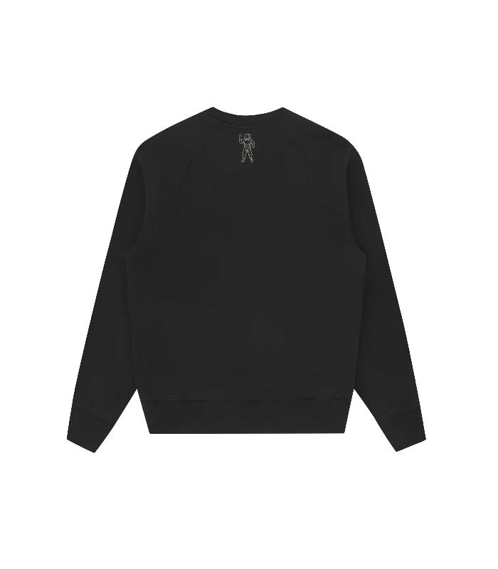 CAMO ARCH LOGO CREWNECK - BLACK