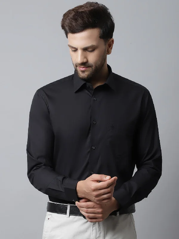 Cantabil Men Black Shirt