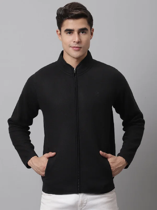 Cantabil Men Black Sweatshirt