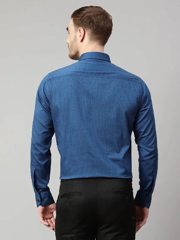 Cantabil Men Blue Shirt