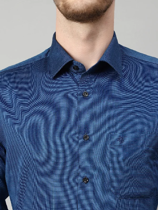 Cantabil Men Blue Shirt