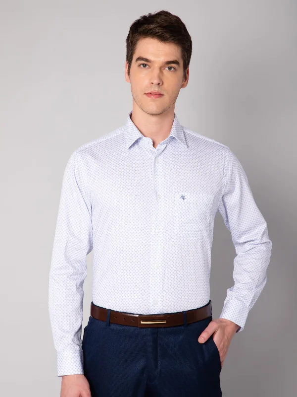 Cantabil Men's Sky Blue Shirt