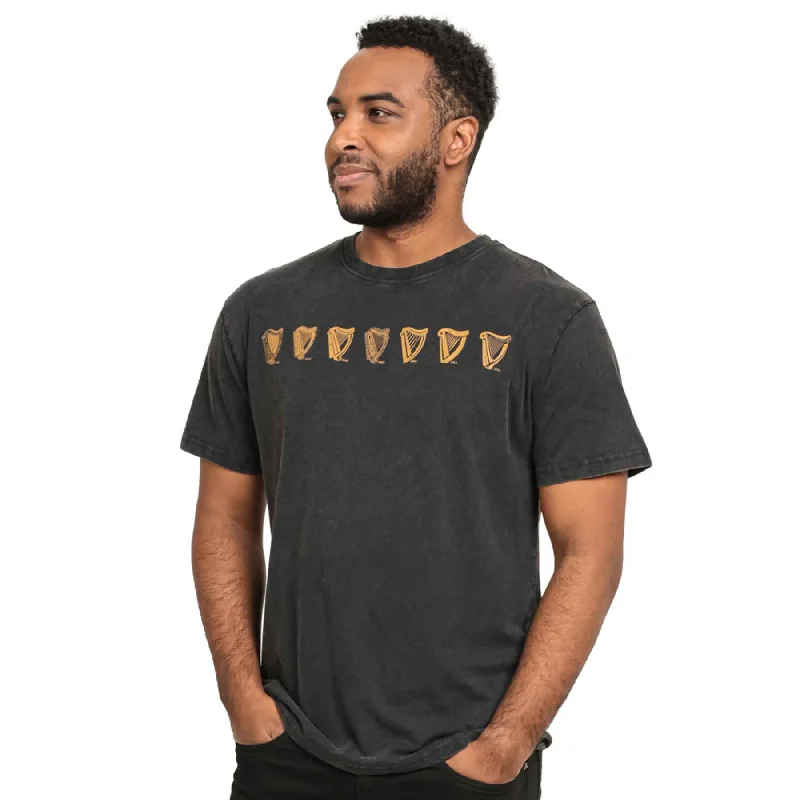 Guinness Evolution of Harp Tee, Black