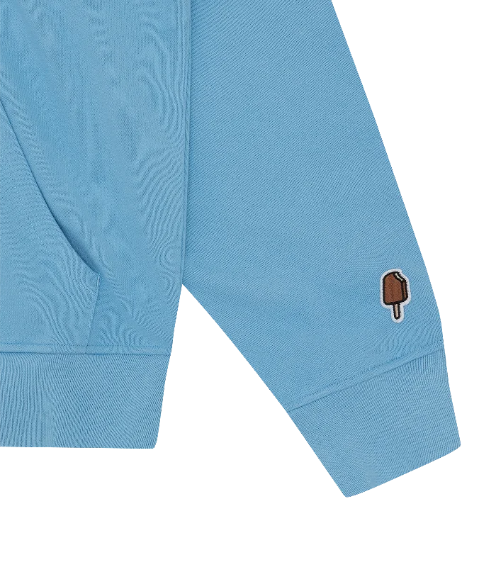 CONES & BONES POPOVER HOOD - BLUE