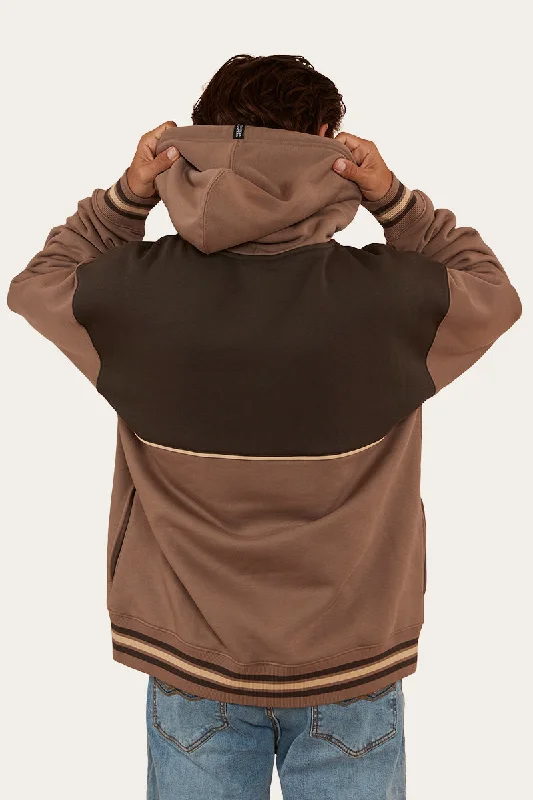 Davis Mens Hoodie - Mushroom/Charcoal