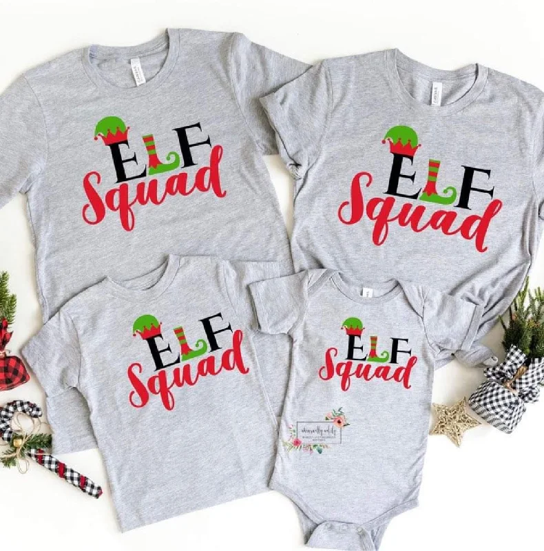 Elf Squad Family Tees