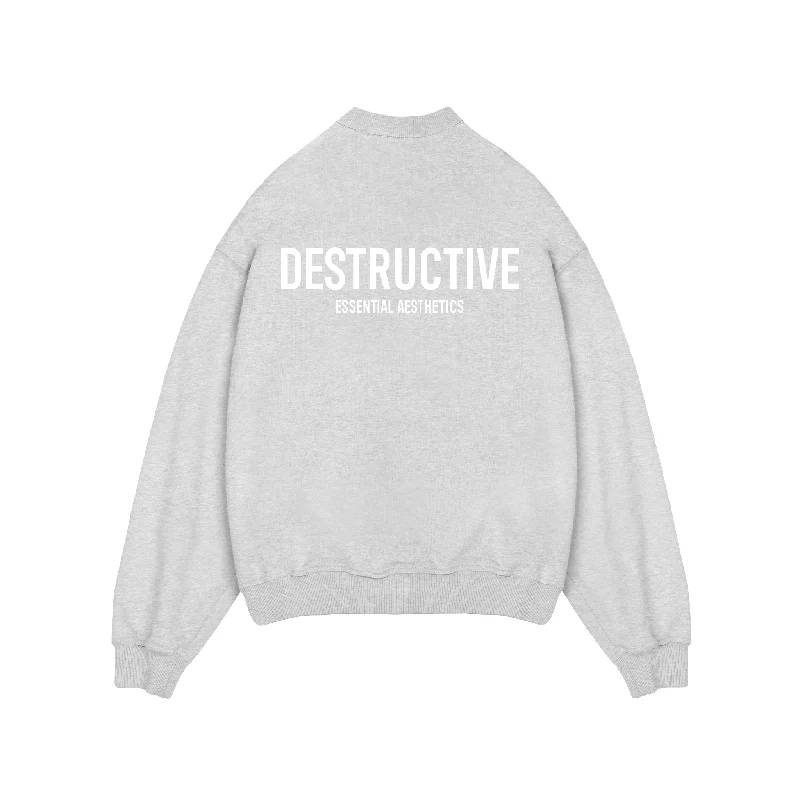 Essential Aesthetics Sweatshirt - Light Marl Grey