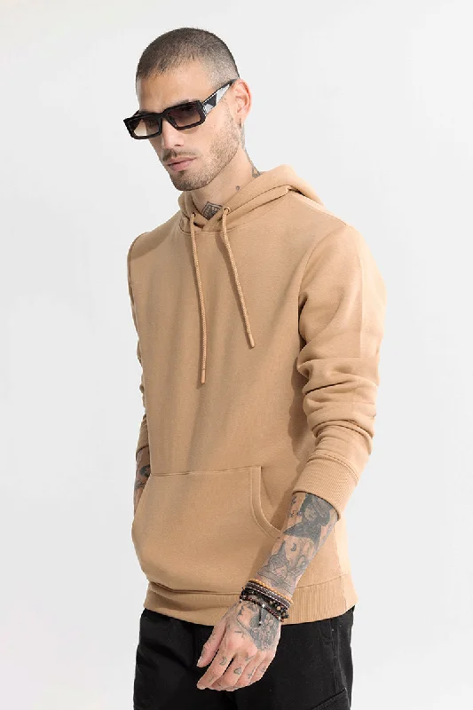 Glinter Beige Hoodie